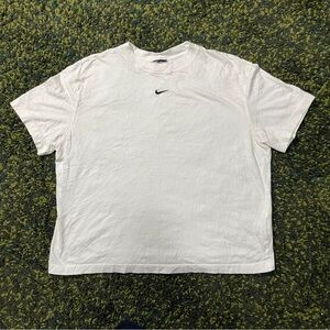 Nike Center Swoosh White T (women’s M)
